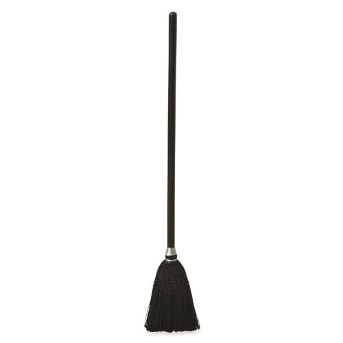 Rubbermaid Executive Series Lobby Broom, Wood Handle, Black